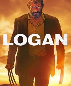 Logan Poster Movie paint by numbers