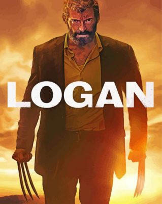 Logan Poster Movie paint by numbers