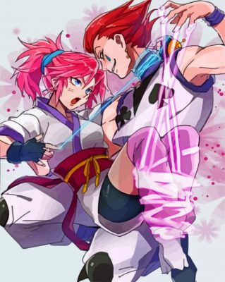 Machi Komacine And Hisoka paint by numbers