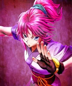 Aesthetic Machi Komacine Anime paint by numbers