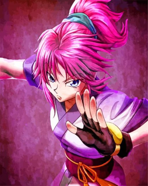 Aesthetic Machi Komacine Anime paint by numbers