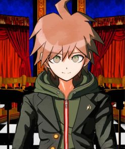 Makoto Naegi Anime paint by numbers