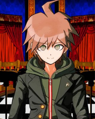 Makoto Naegi Anime paint by numbers