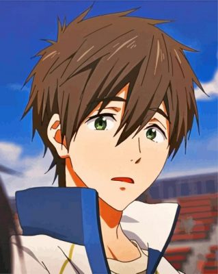 Makoto Tachibana Anime paint by numbers