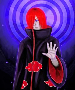 Nagato Uzumaki Art paint by numbers