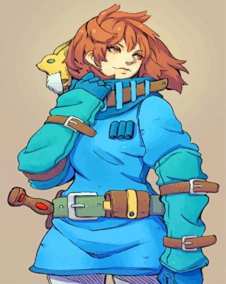 Nausicaa And Teto Art paint by numbers