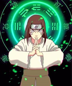 Neji Hyuga Manga paint by numbers