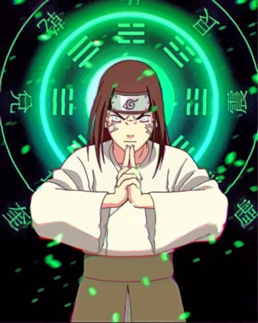 Neji Hyuga Manga paint by numbers