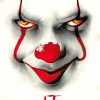 Pennywise Clown Face paint by numbers