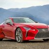 Aesthetic Red Lexus Car paint by numbers