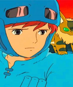 Sad Nausicaa With Teto paint by numbers