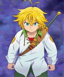 The seven Deadly Sins Manga Anime paint by numbers