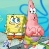 Spongebob And Patrick paint by numbers