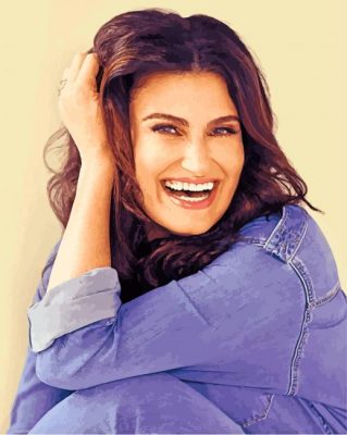 The Actress Idina Mentzel paint by numbers