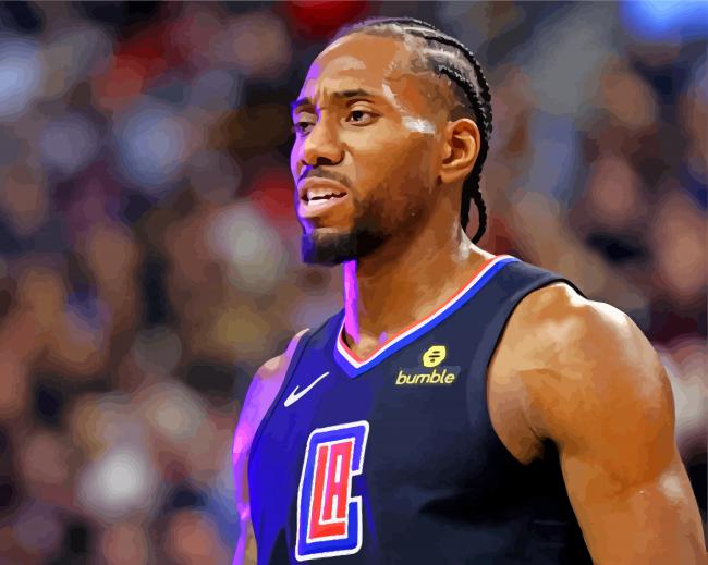 The American Basketball Player paint by numbers