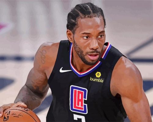 Kawhi Leonard Player paint by numbers