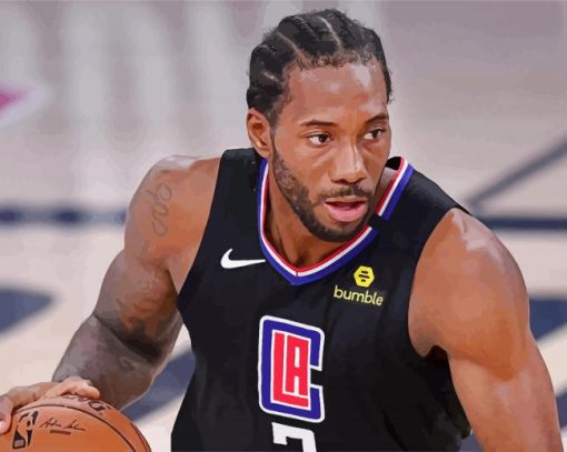 Kawhi Leonard Player paint by numbers