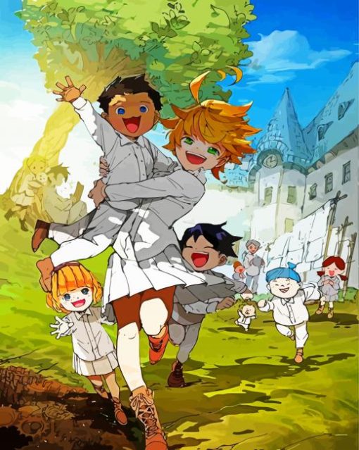 Emma Happy Anime paint by numbers