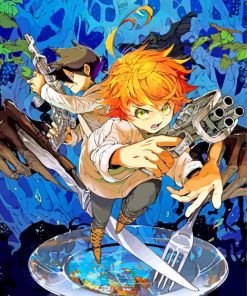 The Promised Neverland Anime paint by numbers