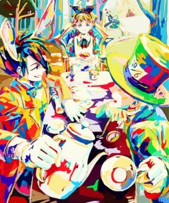 Characters Anime Pop Art paint by numbers