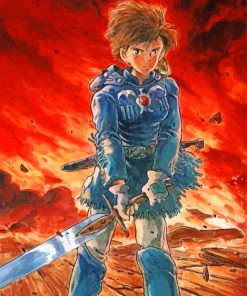 Warrior Nausicaa Anime paint by numbers