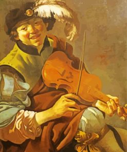 A Boy Violinist Art paint by numbers