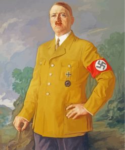 Politician Man Adolf Hitler paint by numbers