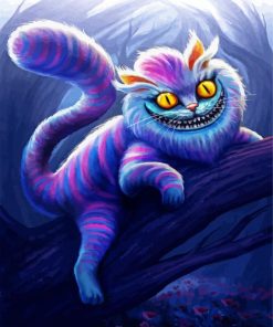 Alice Cheshire Cat paint by numbers