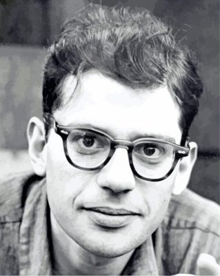 The Poet Writer Allen Ginsberg paint by numbers