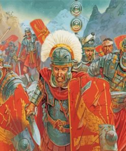 Roman Military Army paint by numbers