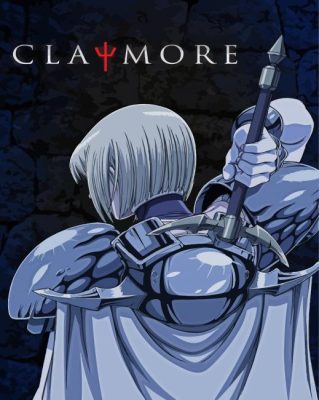 Anime Poster Claymore paint by numbers