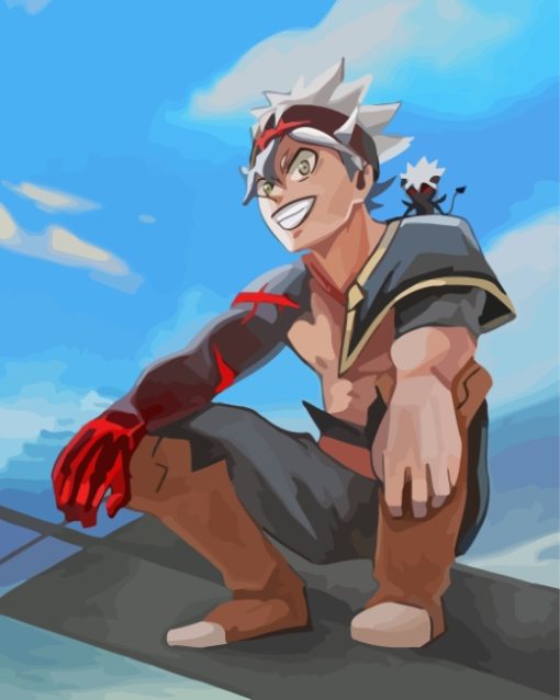 The Japanese Character Asta paint by numbers