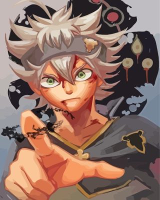 Asta Character Art paint by numbers