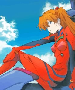 Asuka Langley Soryu paint by numbers