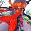 Asuka Langley Soryu Character paint by numbers