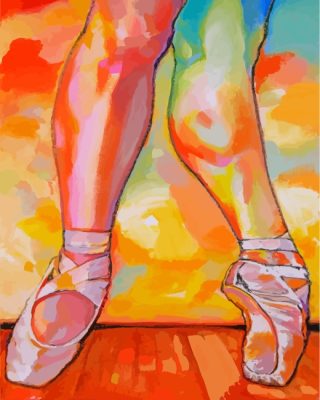 Ballet Dancer Legs paint by numbers