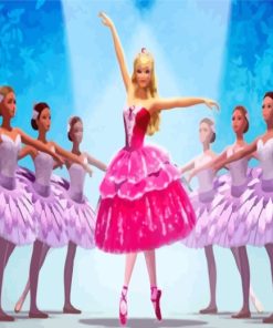 Barbie Ballet Dancer paint by numbers