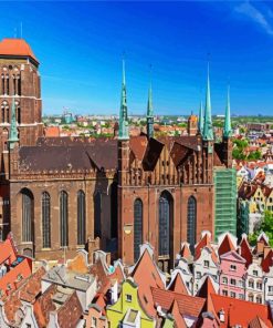 Basilica Of Saint Gdansk paint by numbers