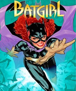 Batgirl Art paint by numbers