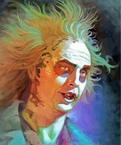 Beetlejuice Comedy Movie paint by numbers