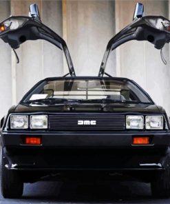 Luxury DMC Delorean Car paint by numbers