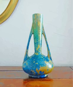 Blue Pottery Vase paint by numbers