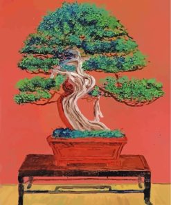 Bonsai Tree Art paint by numbers