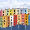 Colorful Houses In Bristol paint by numbers