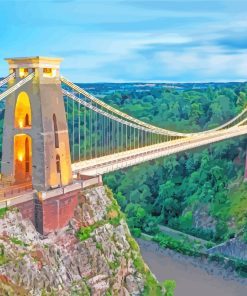 Clifton Suspension Bridge paint by numbers