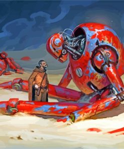 Broken Robot paint by numbers