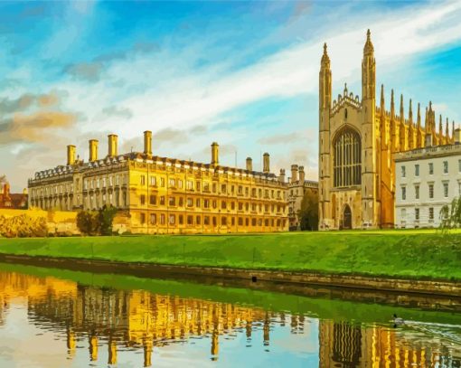 University Of Cambridge paint by numbers