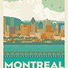 Canada Montreal Poster paint by numbers