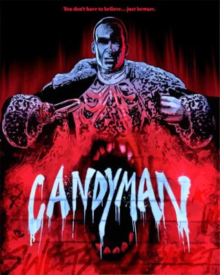 Horror Movie Candyman paint by numbers