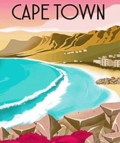 Cape Town Seascape paint by numbers